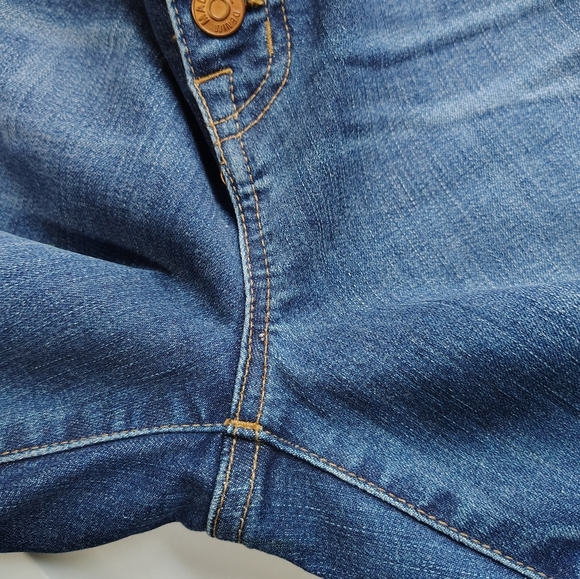 Madewell 10" High Rise Drop Hem Edition Skinny Jeans Women's Medium Wash 32/28. - Picture 9 of 16